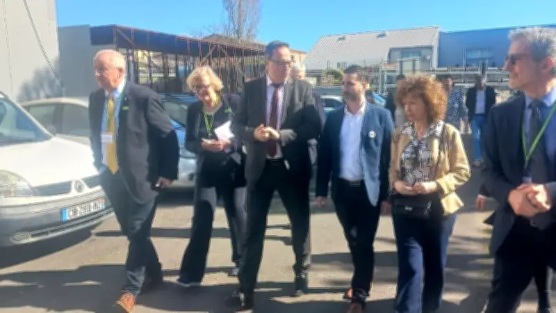 Un ministre allemand impressionné par l'industrie biterroise : "Nous avons de l'argent pour l'économie"