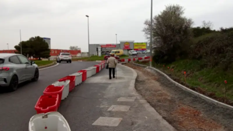 Un passage piéton sécurisé enfin créé sur la route de la Rèche à Balaruc-les-Bains