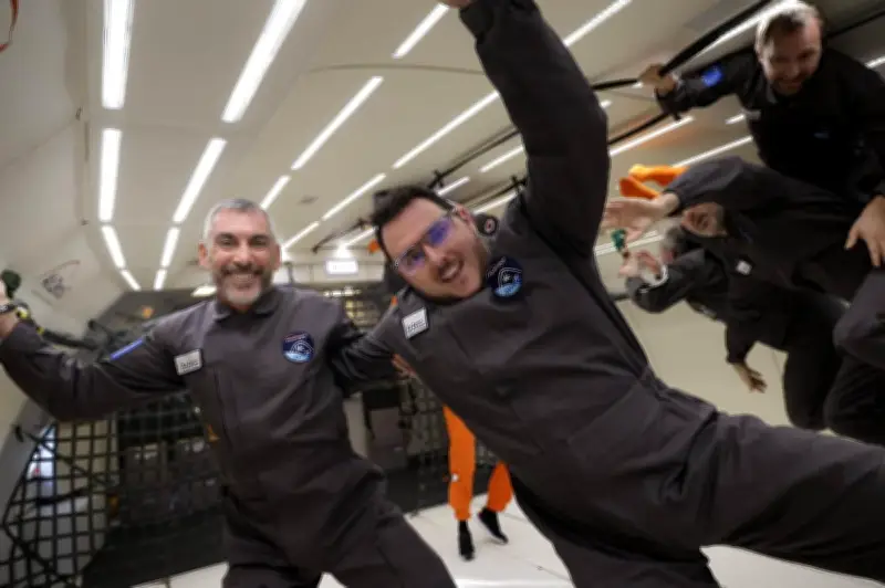 Un père et son fils vivent l'apesanteur avec l'astronaute Jean-François Clervoy