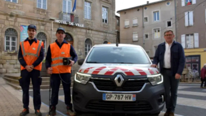 Un véhicule renifleur inspecte les réseaux gaziers à Saint-Affrique et Vabres-l'Abbaye