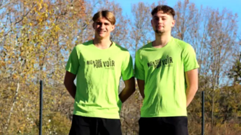 Victorien Faure et Théo Leleu : leur premier marathon de Paris pour France Choroïdérémie