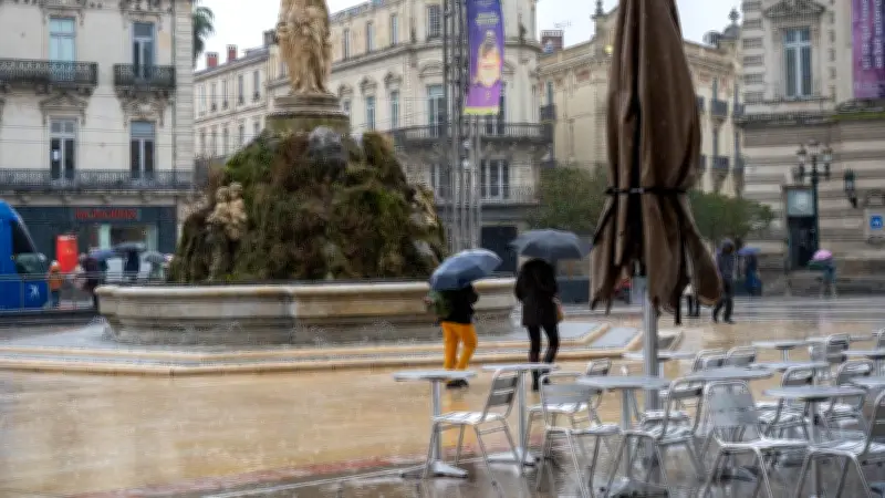 Vigilance météo en Occitanie : jusqu'à 150 mm de pluie attendus dans l'Hérault et le Gard