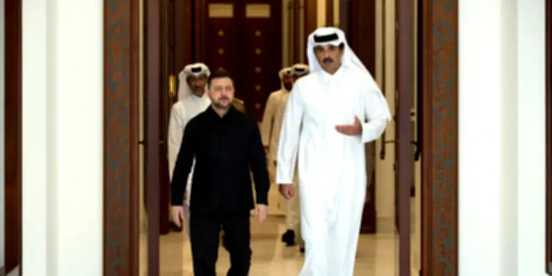 Zelensky signe des accords de défense avec le Qatar et les Émirats arabes unis