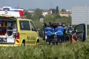 Accident grave sur la D732 : deux véhicules impliqués, la route fermée