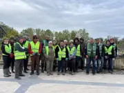 Castelmoronnais mobilisés pour nettoyer les berges du Lot après la crue de février