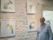 Châteaubernard : l'ancien DGS expose ses aquarelles après une retraite artistique