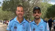 Collorgues accueille les champions de pétanque Dylan Rocher et Diego Rizzi
