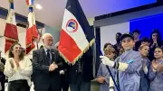 Cérémonie de remise de drapeaux à l'Institut d'Alzon de Nîmes pour le devoir de mémoire