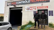 Deux jeunes entrepreneurs ouvrent un centre de contrôle technique à Beaucaire