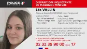 Disparition inquiétante de Léa, 15 ans, à Évreux : appel à témoins lancé