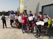 Dordogne : 15 jeunes cyclistes obtiennent leur attestation de compétences