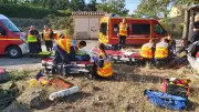 Formation intensive de jeunes sapeurs-pompiers du Gard pour le brevet final