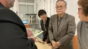 Hideto Matsuura, survivant d'Hiroshima, témoigne de l'horreur nucléaire devant des collégiens à Montpellier