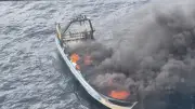 Incendie du chalutier 
