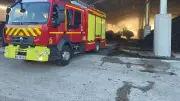 Incendie d'un stockage de végétaux broyés aux Salles-du-Gardon dans le Gard