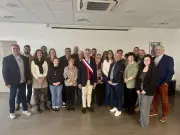 Installation du nouveau Conseil municipal du Passage avec Gilles Frémy comme maire
