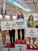 Janel Diotalevi-Gomis établit un record national en minimes filles sur 1000 m indoor
