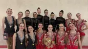 Le club GRS Pignan brille aux championnats départementaux de gymnastique