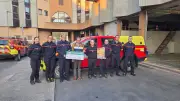 Les sapeurs-pompiers de Saint-Affrique mobilisés pour le Téléthon et les orphelins
