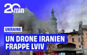 Lviv classée à l'Unesco frappée par un drone iranien lors d'une offensive russe massive