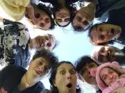 Match d'improvisation théâtrale à Val-de-Livenne : Lutimprovisateureuses vs Barbichettes