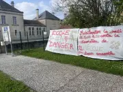 Mobilisation à Varaize contre la fermeture de l'école intercommunale