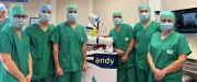 Montpellier : première clinique française à opérer le genou avec le robot Andy