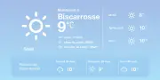 Météo à Biscarrosse : Soleil et douceur aujourd'hui, pluies éparses demain
