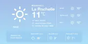 Météo à La Rochelle : Soleil et douceur aujourd'hui, pluies en approche demain