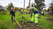 Nîmes : 1 544 écoliers de CP plantent des arbres pour verdir la ville