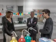 Patrick Martin du Medef à Dax pour la féminisation des métiers scientifiques