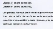 Piratage à Montpellier : la faculté des sciences et l'aquarium Mare Nostrum visés
