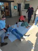 Saint-Félix-de-Villadeix forme ses citoyens aux premiers secours avant la randonnée