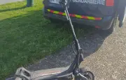 Une trottinette électrique modifiée roulant à 100 km/h interceptée par la gendarmerie