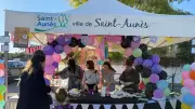 Vente de crêpes à l'école maternelle Albert-Dubout de Saint-Aunès pour financer les sorties