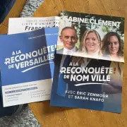 À Versailles, Reconquête bâcle ses professions de foi pour les municipales 2026