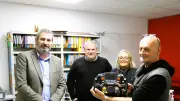 Xavier Perret visite XAP Technology, spécialiste de l'électrique automobile et des drones