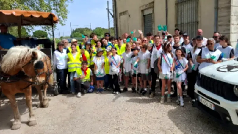 47 sacs de déchets collectés en deux heures par des élèves de MFR à Marguerittes