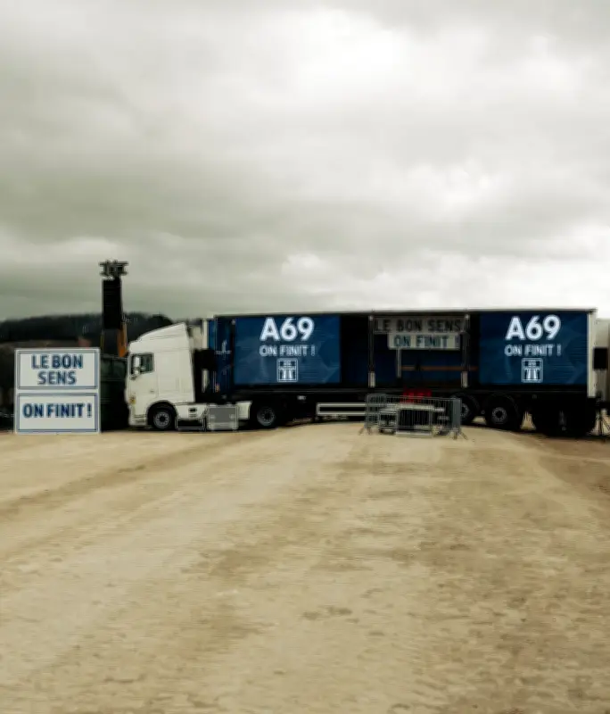 A69 : cinq personnes soupçonnées d'intimidations contre des opposants devant la justice