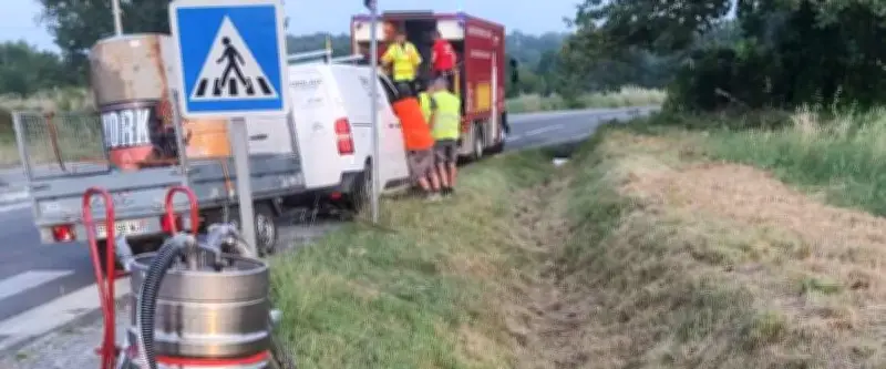 Accident au nord du Gard : fuite de 500 litres de gasoil sur la RD 981