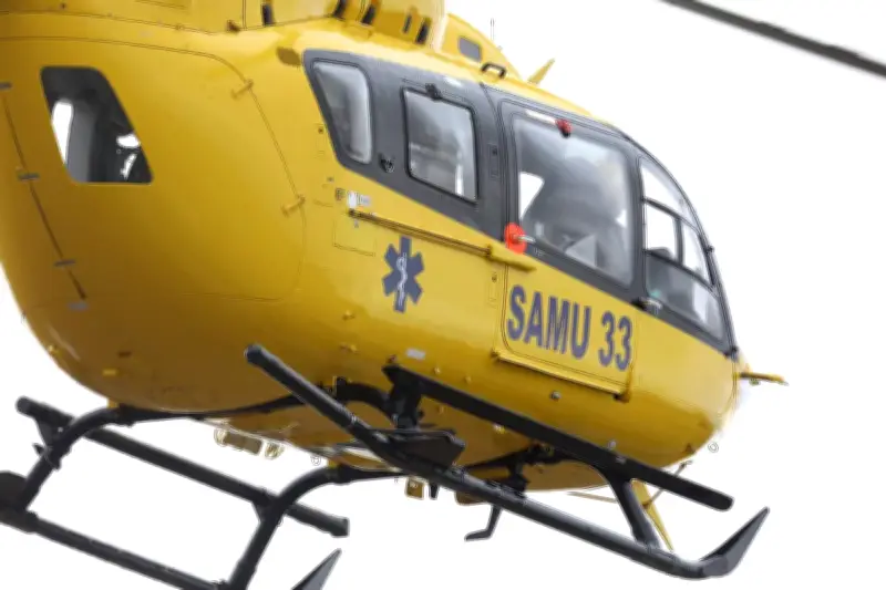 Accident grave à Linxe : un homme évacué par hélicoptère vers Bordeaux