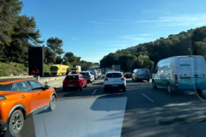 Accident sur l'A8 : embouteillage monstre de Cannes à Antibes ce jeudi matin