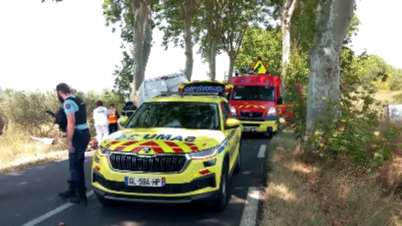 Accident à Tressan : un jeune de 24 ans grièvement blessé héliporté