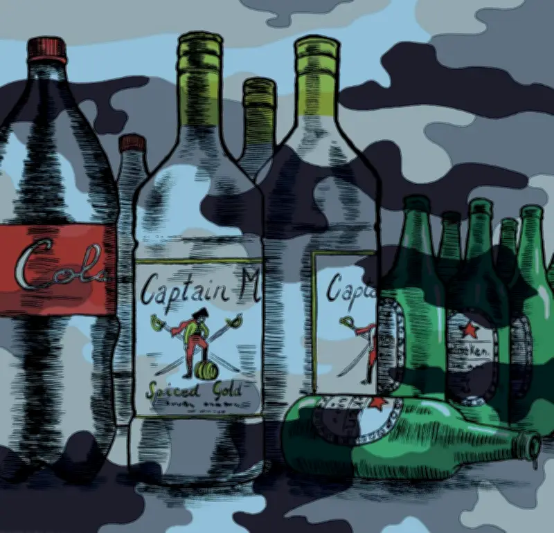 Alcool dans l'armée : les consommations à risque se font en groupe