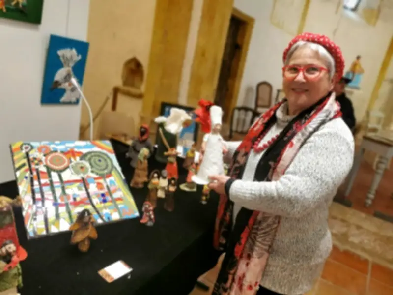 Annie-Angèle Sid expose ses mosaïques et sculptures aux Journées des métiers d'art