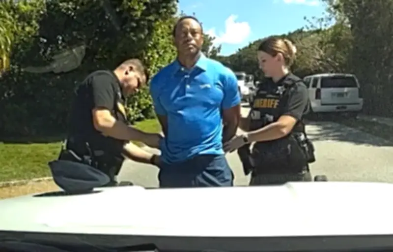 Arrestation de Tiger Woods : la vidéo révèle son appel au président après l'accident