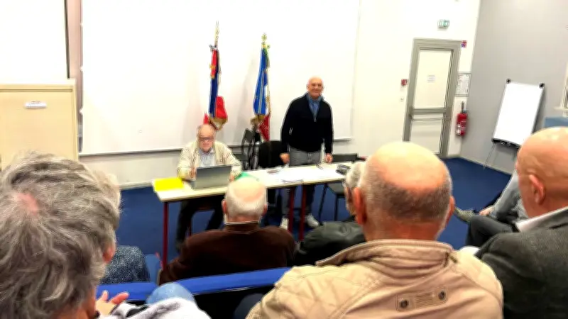 Assemblée générale des anciens combattants Caroux/Minervois à Olargues