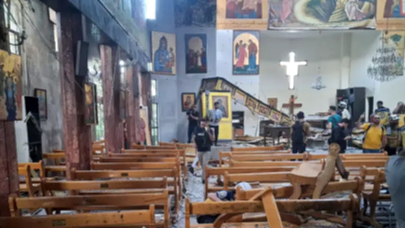 Attentat suicide dans une église à Damas : au moins 20 morts