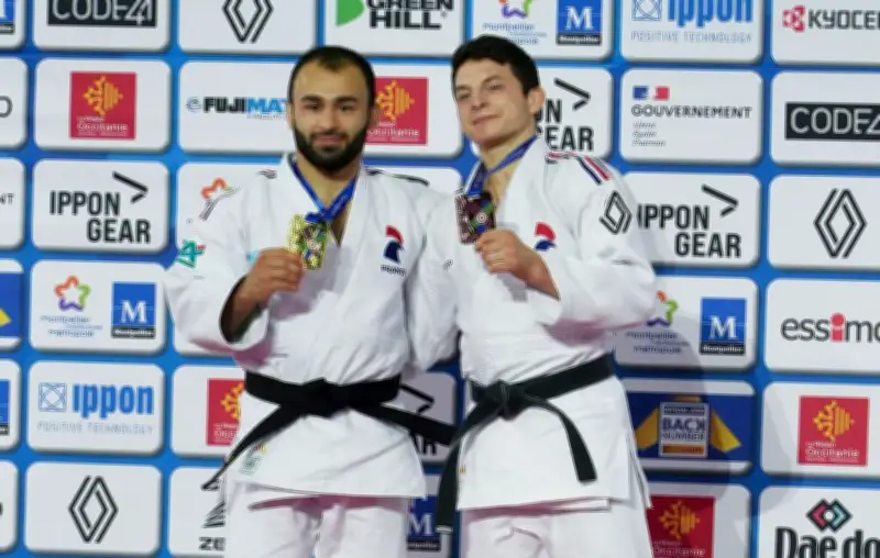 Aux Championnats d'Europe de Judo, un duo de rivaux français en quête de l'or
