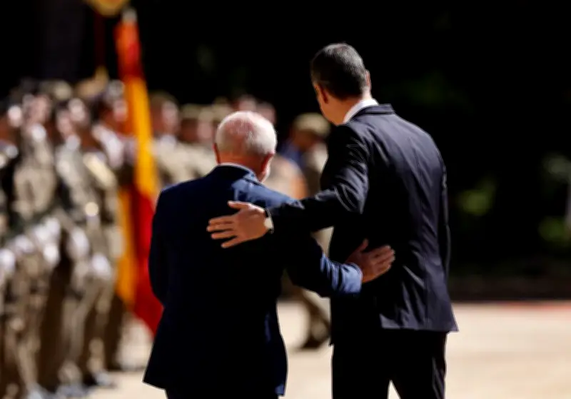 À Barcelone, un front anti-Trump se dessine sous l'impulsion de Pedro Sánchez et Lula